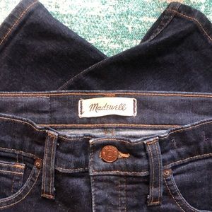 Madewell Darkwash Skinny Jeans